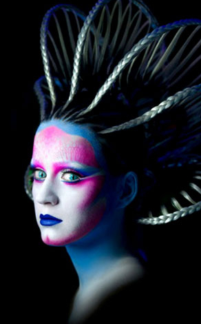 katy perry et makeup. Halloween Make-Up Muse: Alien